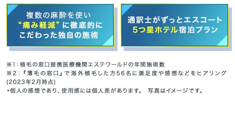 痛み軽減に徹底的にこだわった独自の施術