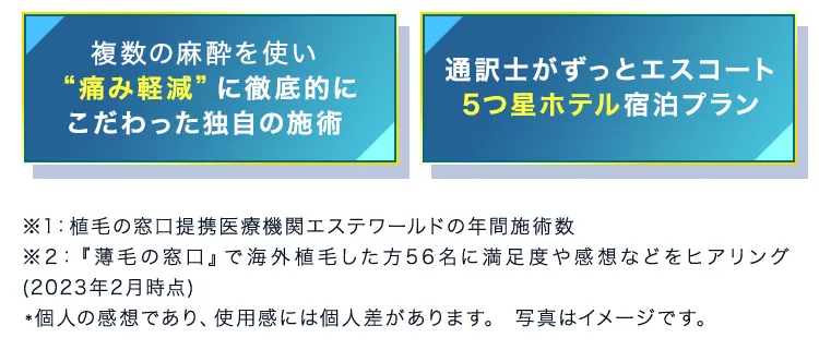 痛み軽減に徹底的にこだわった独自の施術